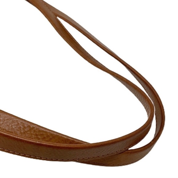 m0851 Anthropologie Vachetta Leather Brown Large Tote Canadian Designer - Picture 10 of 13